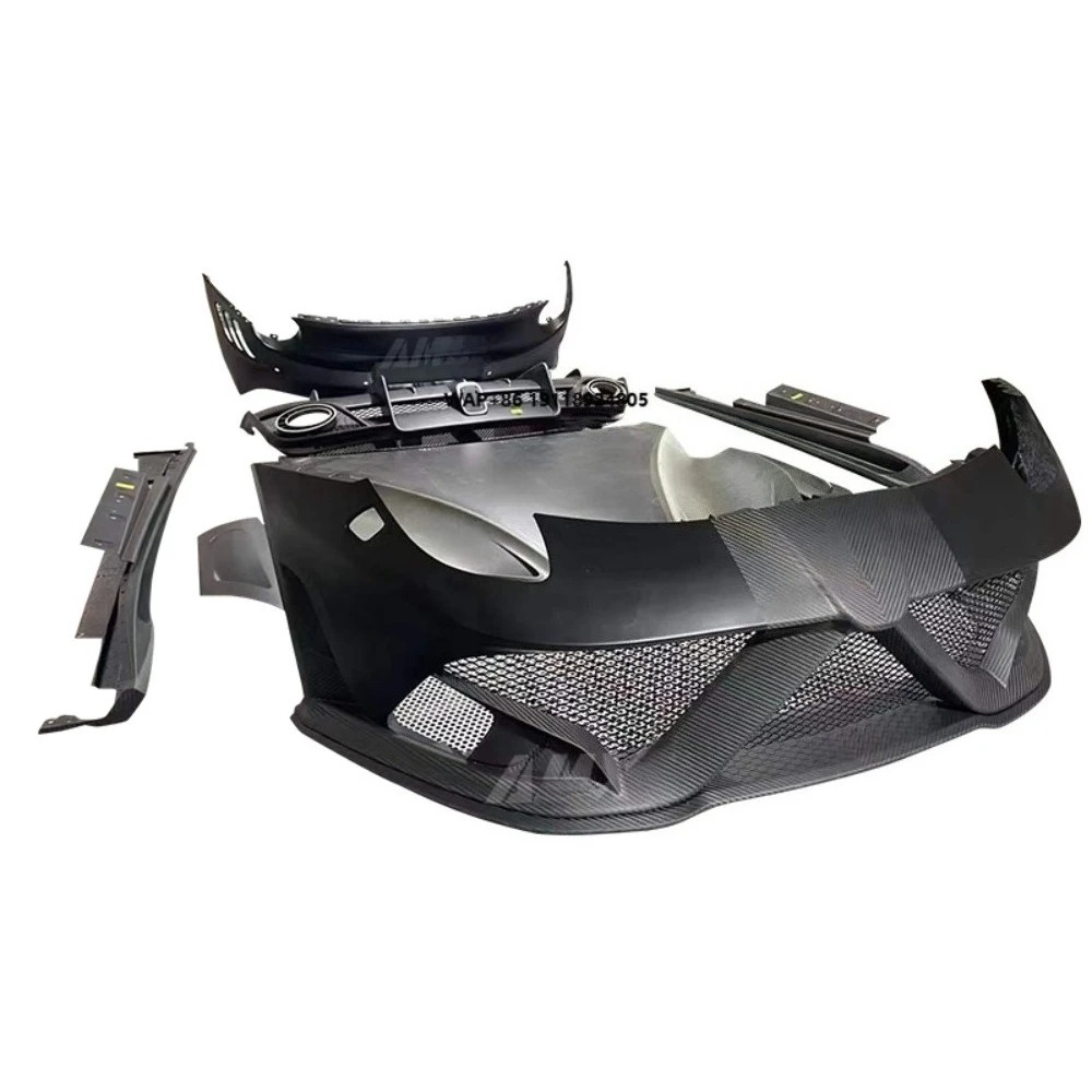 M Style Body Kits for F12 Excellent Quality Fast Deliver Dry Carbon Fiber Front Lip Side Skirt Rear Diffuser Hood Bonnet